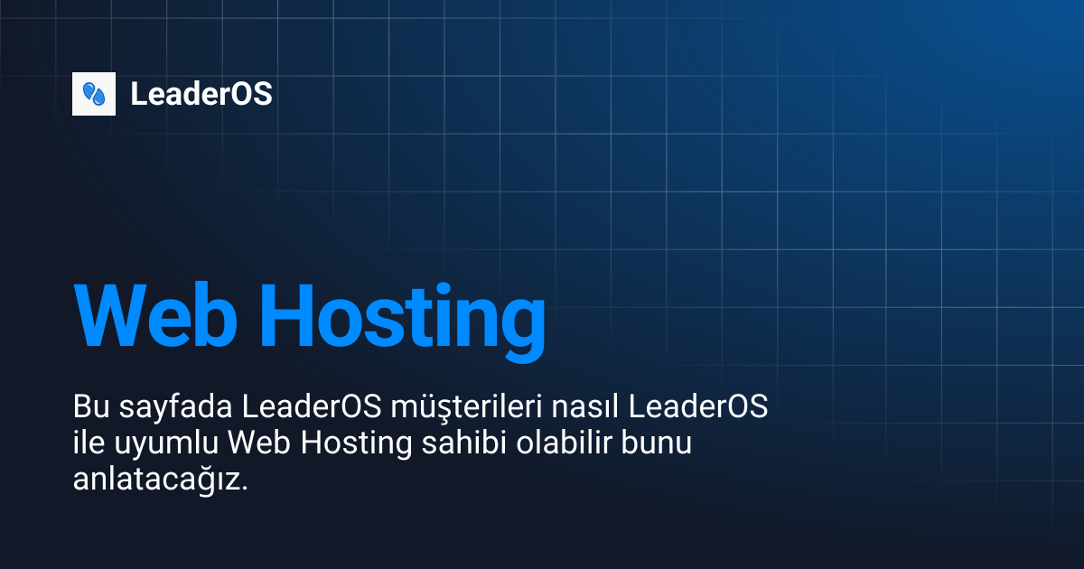 Web Hosting | LeaderOS